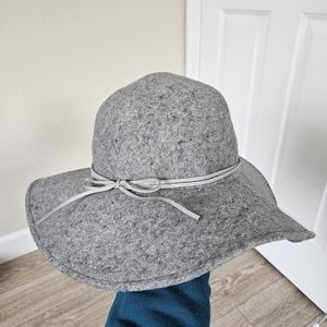 Hat Attack Gray 100% Wool Brimmed Hat